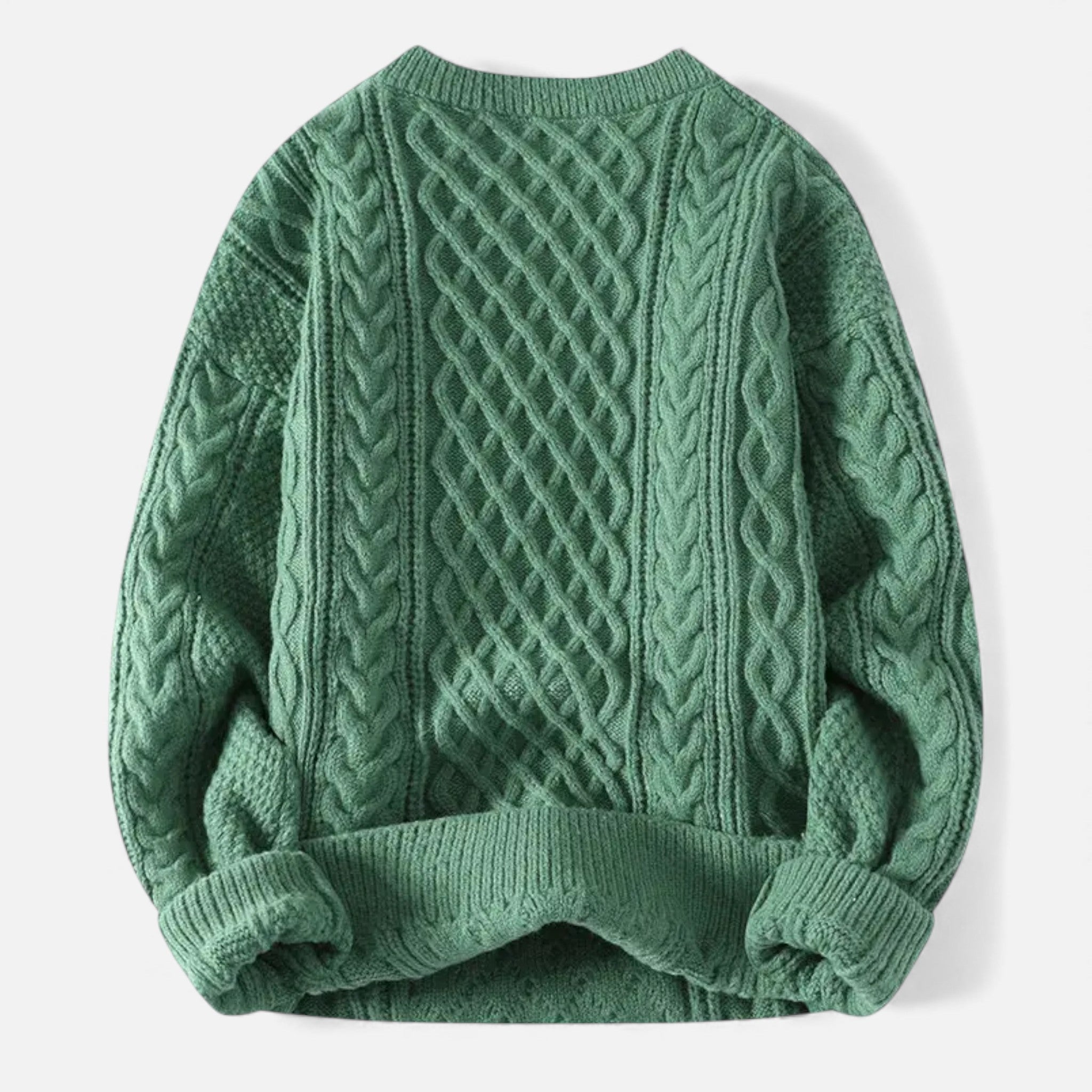 Women's Honeycomb Knit Crew Neck Jumper