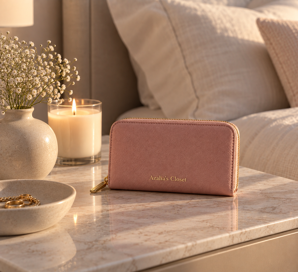 The Amélie Wallet - Dusty Rose