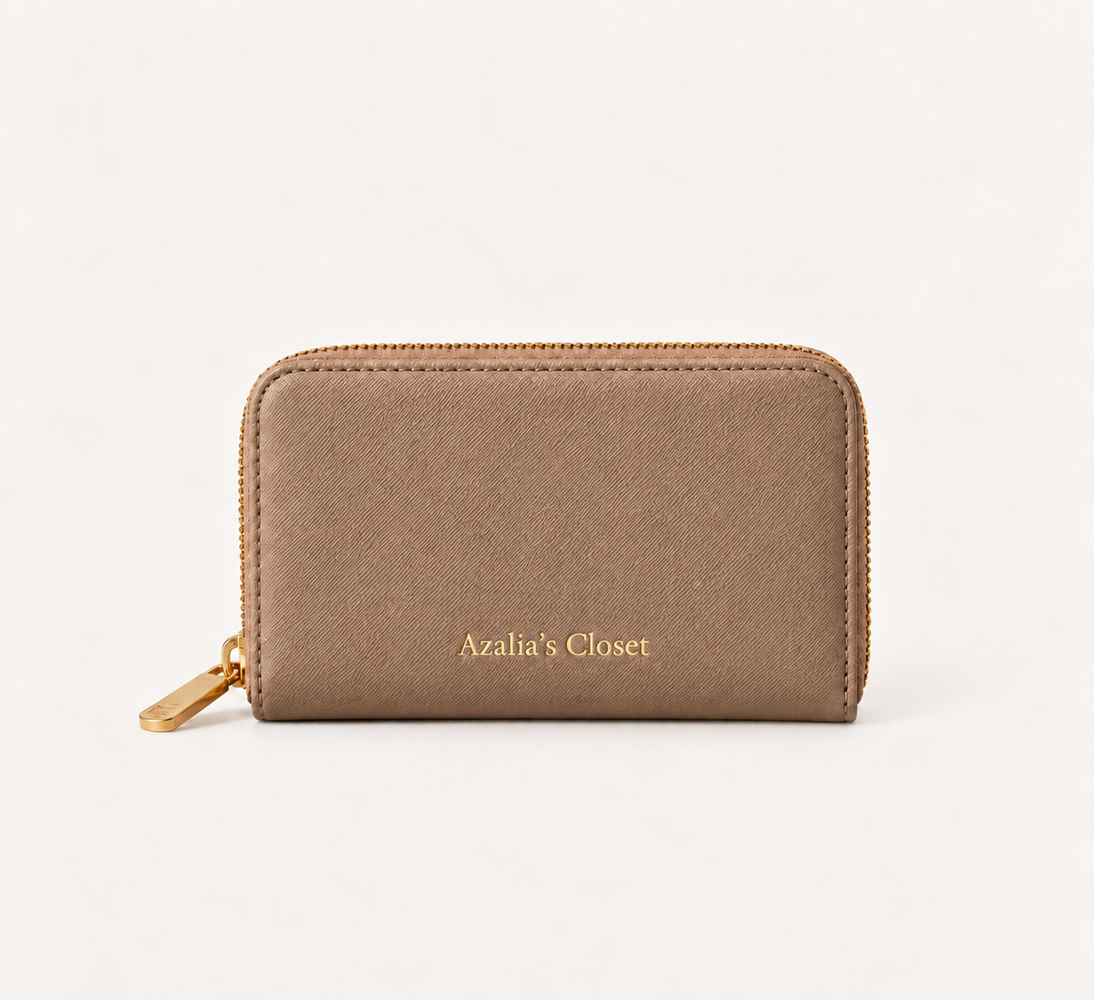 The Camille Wallet - Taupe Camel