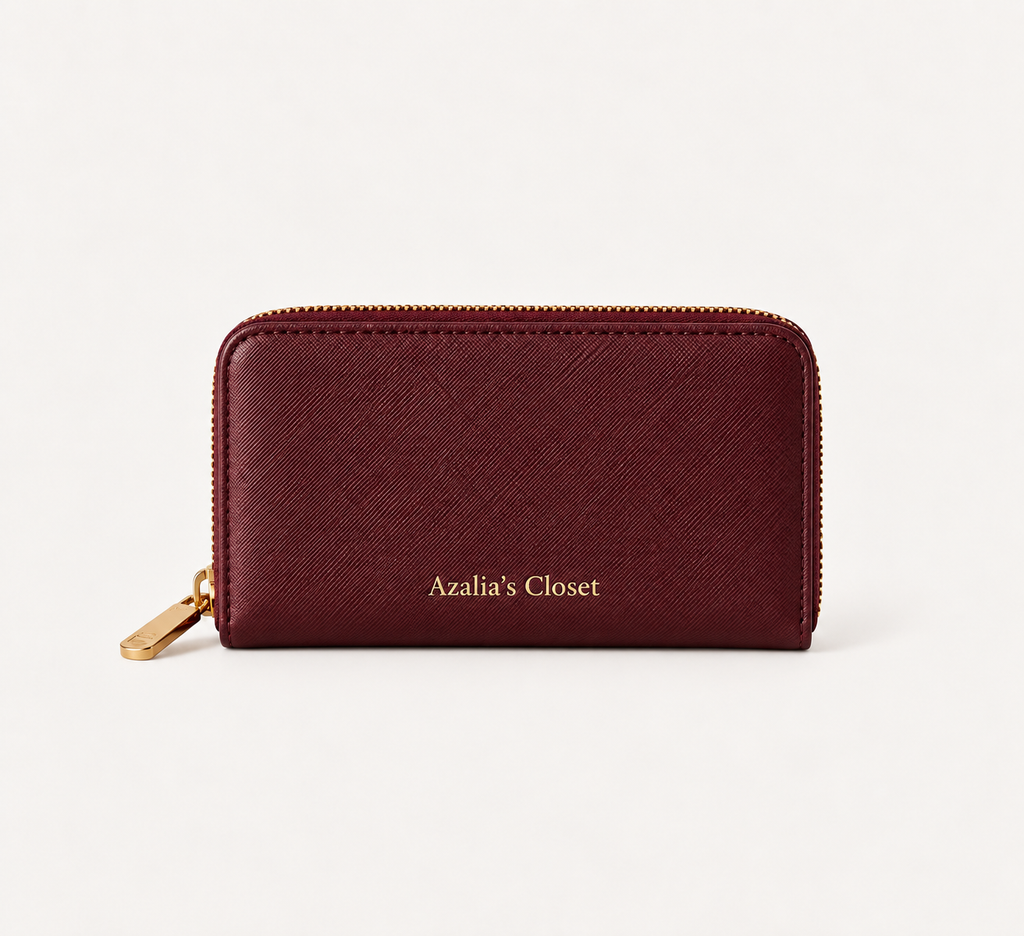 The Celeste Wallet - Deep Bordeaux