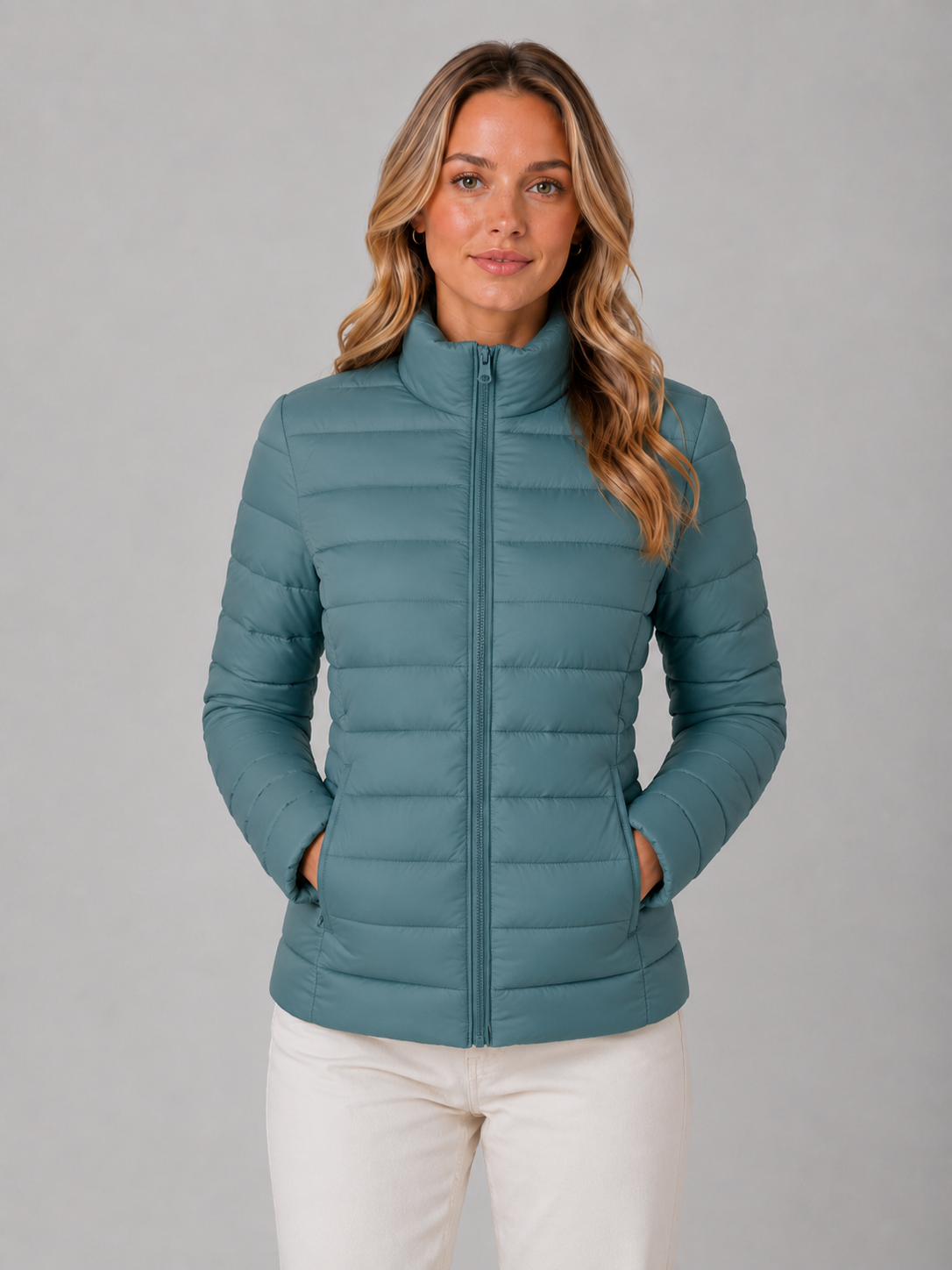 Women's Slim Fit Lightweight Puffer Jacket