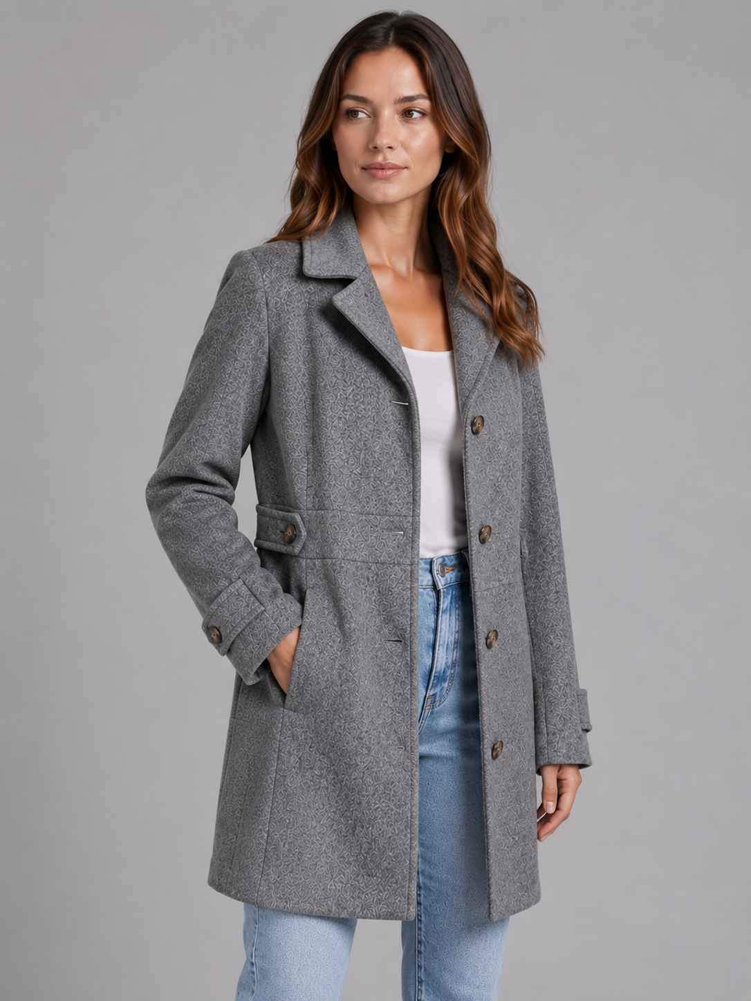 Women's Tailored Longline Coat