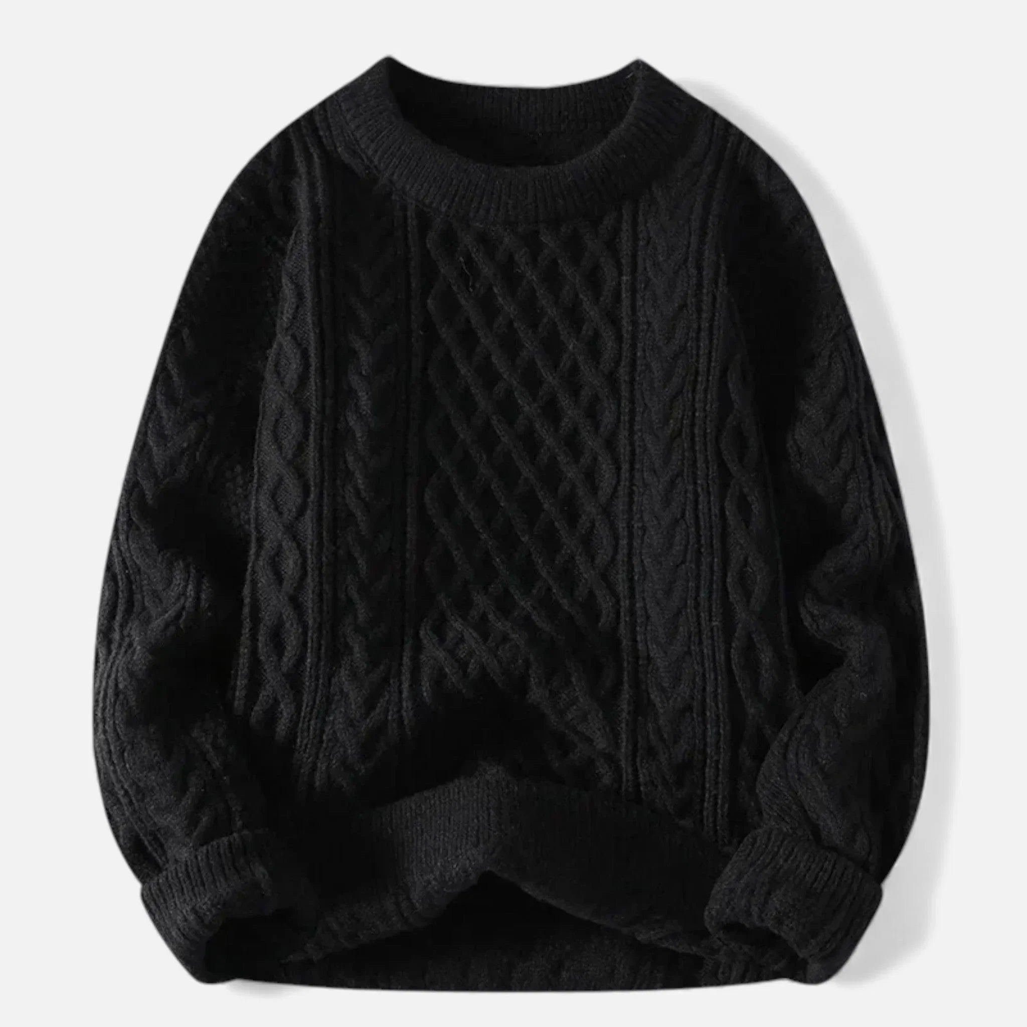 Women's Honeycomb Knit Crew Neck Jumper